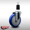 Service Caster 5'' SS Blue Poly Wheel Swivel 1-1/2'' Expanding Stem Caster SCC-SSEX20S514-PPUB-BLUE-112 - alternate 2